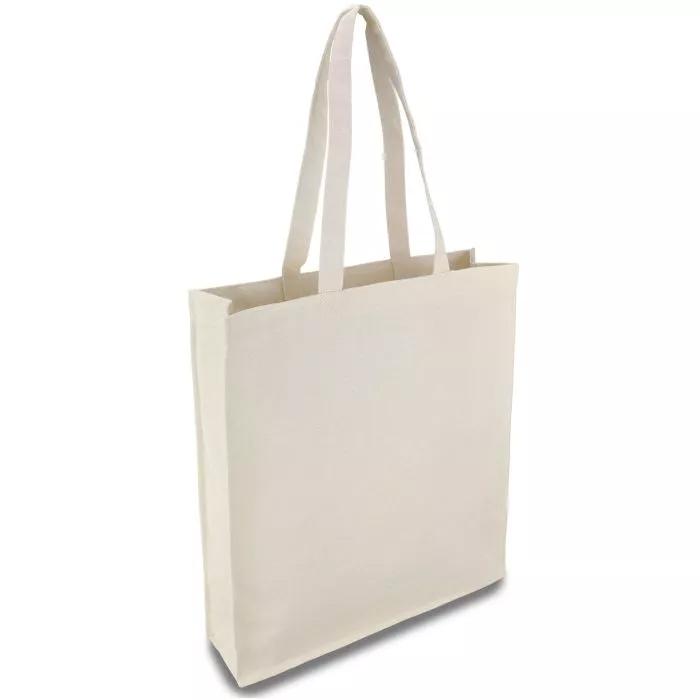 Эко-сумка из канваса 35х10х42 см с логотипом